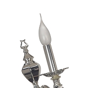 Бра Arti Lampadari Amelia Amelia E 2.1.1.502 SB цвет плафона/подвески Прозрачный, цвет арматуры Серебро-2