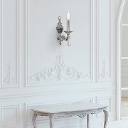 Бра Arti Lampadari Amelia Amelia E 2.1.1.502 SB цвет плафона/подвески Прозрачный, цвет арматуры Серебро-3