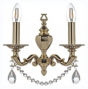 Бра Arti Lampadari Amelia Amelia E 2.1.2.600 GB цвет плафона/подвески Прозрачный, цвет арматуры Золото