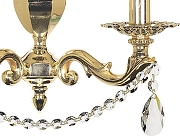 Бра Arti Lampadari Amelia Amelia E 2.1.2.600 GB цвет плафона/подвески Прозрачный, цвет арматуры Золото-5