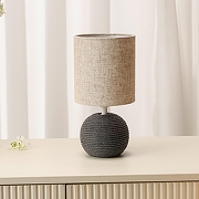Настольная лампа TopDecor Amigo Amigo T1 12 цвет плафона/подвески Бежевый, цвет арматуры Серый-1