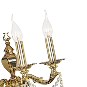 Бра Arti Lampadari Amelia Amelia E 2.1.3.600 GB цвет плафона/подвески Прозрачный, цвет арматуры Золото-7