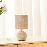 Настольная лампа TopDecor Amigo Amigo T1 11 цвет плафона/подвески Бежевый, цвет арматуры Бежевый
