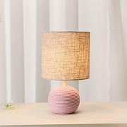 Настольная лампа TopDecor Amigo Amigo T1 27 цвет плафона/подвески Бежевый, цвет арматуры Розовый-1