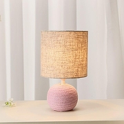 Настольная лампа TopDecor Amigo Amigo T1 27 цвет плафона/подвески Бежевый, цвет арматуры Розовый
