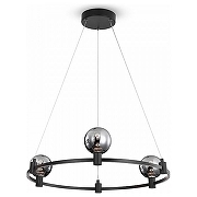 Подвесной светильник Freya Urban FR4005PL-03B цвет плафона/подвески Светло-серый, цвет арматуры Черный-1