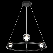 Подвесной светильник Freya Urban FR4005PL-03B1 цвет плафона/подвески Белый, Прозрачный, цвет арматуры Черный-1