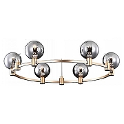 Подвесной светильник Freya Urban FR4005PL-06G цвет плафона/подвески Светло-серый, цвет арматуры Золото