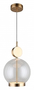 Подвесной светильник Aployt Sara APL.039.06.06 цвет плафона/подвески Прозрачный, цвет арматуры Золото-1