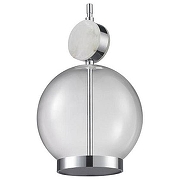 Подвесной светильник Aployt Sara APL.039.16.06 цвет плафона/подвески Прозрачный, цвет арматуры Хром