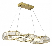 Подвесной светильник Aployt Ol1mp APL.045.03.50 цвет плафона/подвески Прозрачный, цвет арматуры Латунь-1