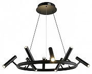 Люстра Aployt Honor APL.067.03.40 цвет плафона/подвески Черный, цвет арматуры Черный-1