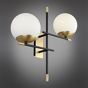 Бра Aployt Kr1st1na APL.313.01.02 цвет плафона/подвески Белый, цвет арматуры Латунь, Черный-1