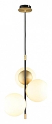 Подвесной светильник Aployt Kr1st1na APL.313.06.03 цвет плафона/подвески Белый, цвет арматуры Латунь, Черный-2