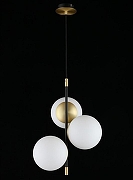 Подвесной светильник Aployt Kr1st1na APL.313.06.03 цвет плафона/подвески Белый, цвет арматуры Латунь, Черный-4