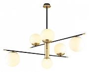 Люстра Aployt Kr1st1na APL.313.07.06 цвет плафона/подвески Белый, цвет арматуры Латунь, Черный-2