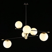 Люстра Aployt Kr1st1na APL.313.07.06 цвет плафона/подвески Белый, цвет арматуры Латунь, Черный-5