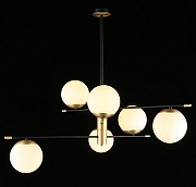 Люстра Aployt Kr1st1na APL.313.07.06 цвет плафона/подвески Белый, цвет арматуры Латунь, Черный-7