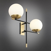 Бра Aployt Kr1st1na APL.313.11.02 цвет плафона/подвески Белый, цвет арматуры Латунь, Черный-1