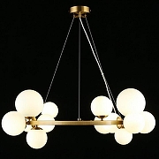 Люстра Aployt Let1z1a APL.314.03.14 цвет плафона/подвески Белый, цвет арматуры Латунь-3