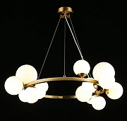 Люстра Aployt Let1z1a APL.314.03.14 цвет плафона/подвески Белый, цвет арматуры Латунь-6