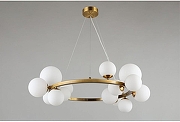 Люстра Aployt Let1z1a APL.314.03.14 цвет плафона/подвески Белый, цвет арматуры Латунь-8