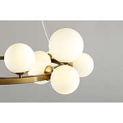 Люстра Aployt Let1z1a APL.314.03.14 цвет плафона/подвески Белый, цвет арматуры Латунь-10