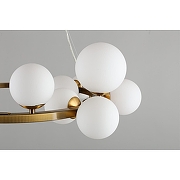 Люстра Aployt Let1z1a APL.314.03.14 цвет плафона/подвески Белый, цвет арматуры Латунь-11