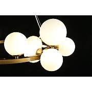 Люстра Aployt Let1z1a APL.314.03.14 цвет плафона/подвески Белый, цвет арматуры Латунь-12