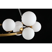 Люстра Aployt Let1z1a APL.314.03.14 цвет плафона/подвески Белый, цвет арматуры Латунь-13