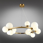 Люстра Aployt Let1z1a APL.314.03.14 цвет плафона/подвески Белый, цвет арматуры Латунь-14