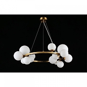 Люстра Aployt Let1z1a APL.314.03.14 цвет плафона/подвески Белый, цвет арматуры Латунь-15