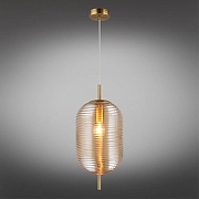 Подвесной светильник Aployt Matt1a APL.316.06.01 цвет плафона/подвески Оранжевый, цвет арматуры Латунь-11