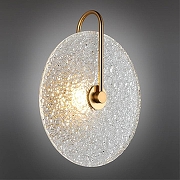 Бра Aployt Luca APL.329.01.05 цвет плафона/подвески Прозрачный, цвет арматуры Латунь-1