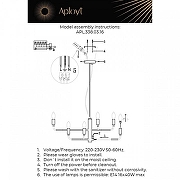 Люстра Aployt Evlal1a APL.338.03.16 цвет арматуры Никель-2