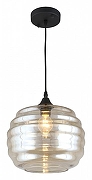 Подвесной светильник Aployt Morgan APL.605.06.01 цвет плафона/подвески Янтарный, цвет арматуры Черный-1