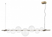 Подвесной светильник Aployt Noel APL.651.03.12 цвет плафона/подвески Прозрачный, цвет арматуры Латунь-1