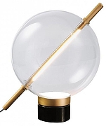 Настольная лампа Aployt Noel APL.651.04.06 цвет плафона/подвески Прозрачный, цвет арматуры Латунь