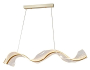 Подвесной светильник Aployt V1ola APL.659.03.40 цвет плафона/подвески Прозрачный, цвет арматуры Золото-1