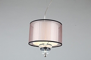 Подвесной светильник Aployt Floret APL.703.06.01 цвет плафона/подвески Белый, Розовый, цвет арматуры Прозрачный, Хром-6