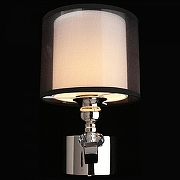 Бра Aployt Floret APL.703.11.01 цвет плафона/подвески Белый, Черный, цвет арматуры Прозрачный, Хром-3