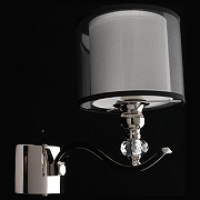 Бра Aployt Floret APL.703.11.01 цвет плафона/подвески Белый, Черный, цвет арматуры Прозрачный, Хром-4