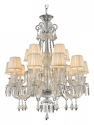 Люстра Aployt Lara APL.710.03.15 цвет плафона/подвески Белый, Прозрачный, цвет арматуры Белый, Хром