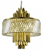 Подвесной светильник Aployt Stefan1a APL.780.23.09 цвет плафона/подвески Прозрачный, цвет арматуры Латунь