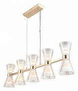 Подвесной светильник Aployt El1nor APL.801.03.10 цвет плафона/подвески Прозрачный, цвет арматуры Золото-1