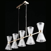 Подвесной светильник Aployt El1nor APL.801.03.10 цвет плафона/подвески Прозрачный, цвет арматуры Золото-3