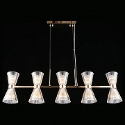 Подвесной светильник Aployt El1nor APL.801.03.10 цвет плафона/подвески Прозрачный, цвет арматуры Золото-4