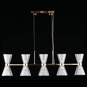 Подвесной светильник Aployt El1nor APL.801.03.10 цвет плафона/подвески Прозрачный, цвет арматуры Золото-6