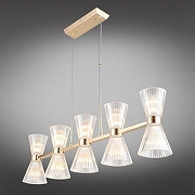 Подвесной светильник Aployt El1nor APL.801.03.10 цвет плафона/подвески Прозрачный, цвет арматуры Золото-13