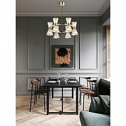 Люстра Aployt El1nor APL.801.03.12 цвет плафона/подвески Прозрачный, цвет арматуры Золото-14